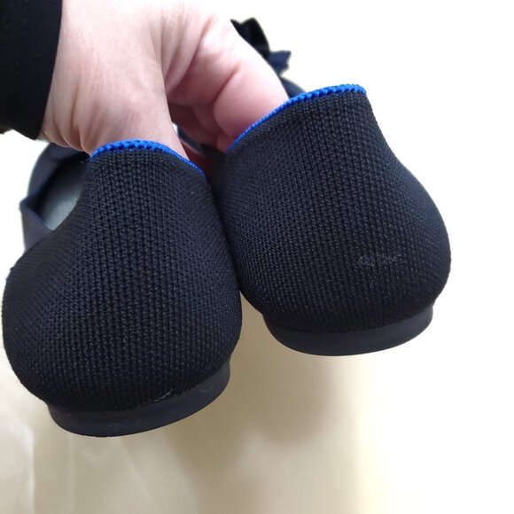 Rothy's The Petal Square Women's Slip On Flat in Black Size 12 - Picture 8 of 12